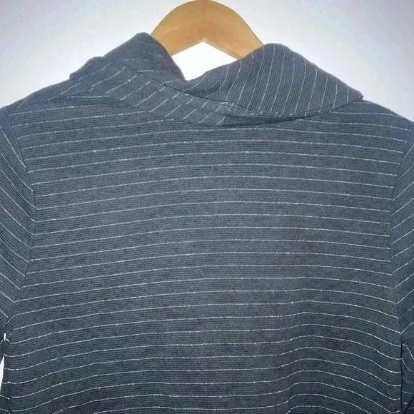 J. Jill Ottoman Striped Cowl Neck Sweater Pullover - Picture 6 of 10